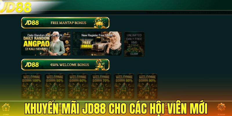Khám phá ngay khuyến mãi JD88 cho các hội viên mới
