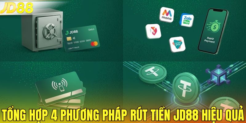 Tổng hợp 4 phương pháp rút tiền JD88 hiệu quả